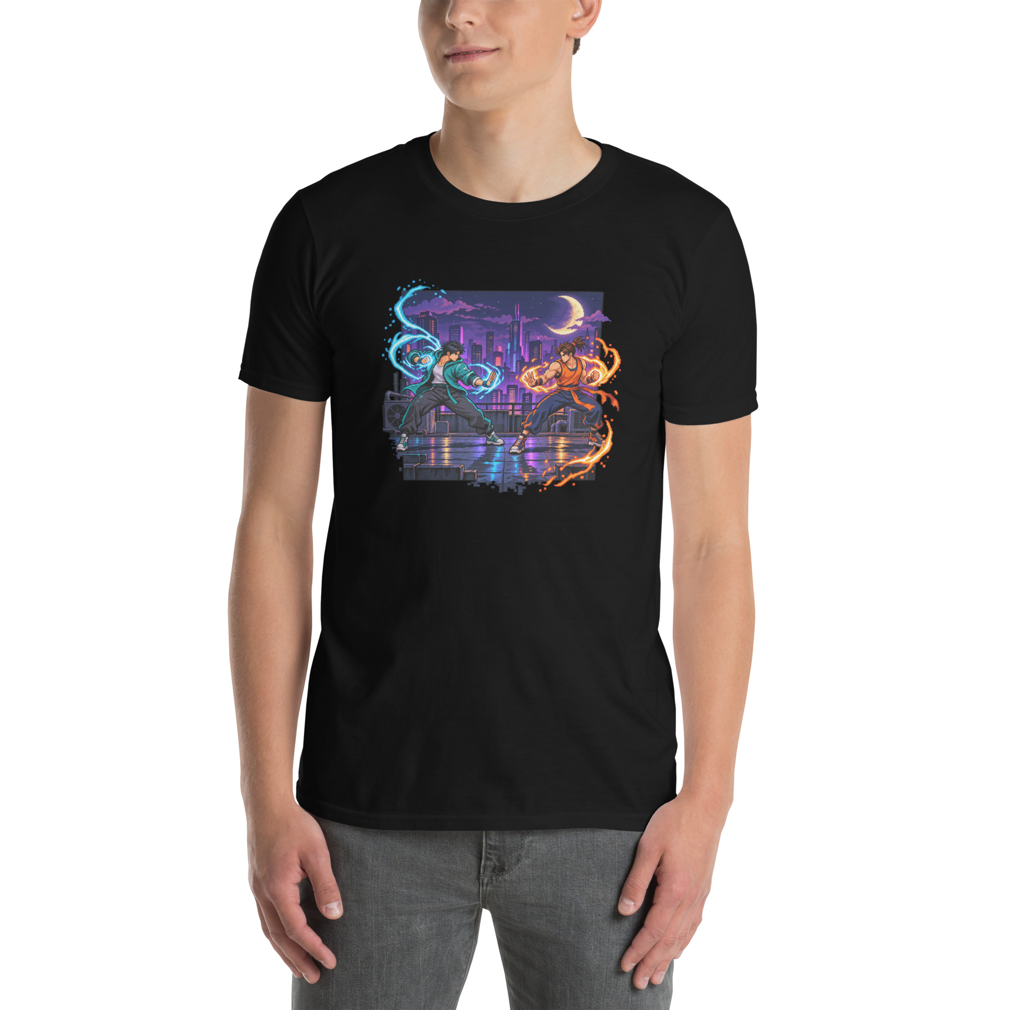 Playera unisex Duelo de Neón - Imagen 2