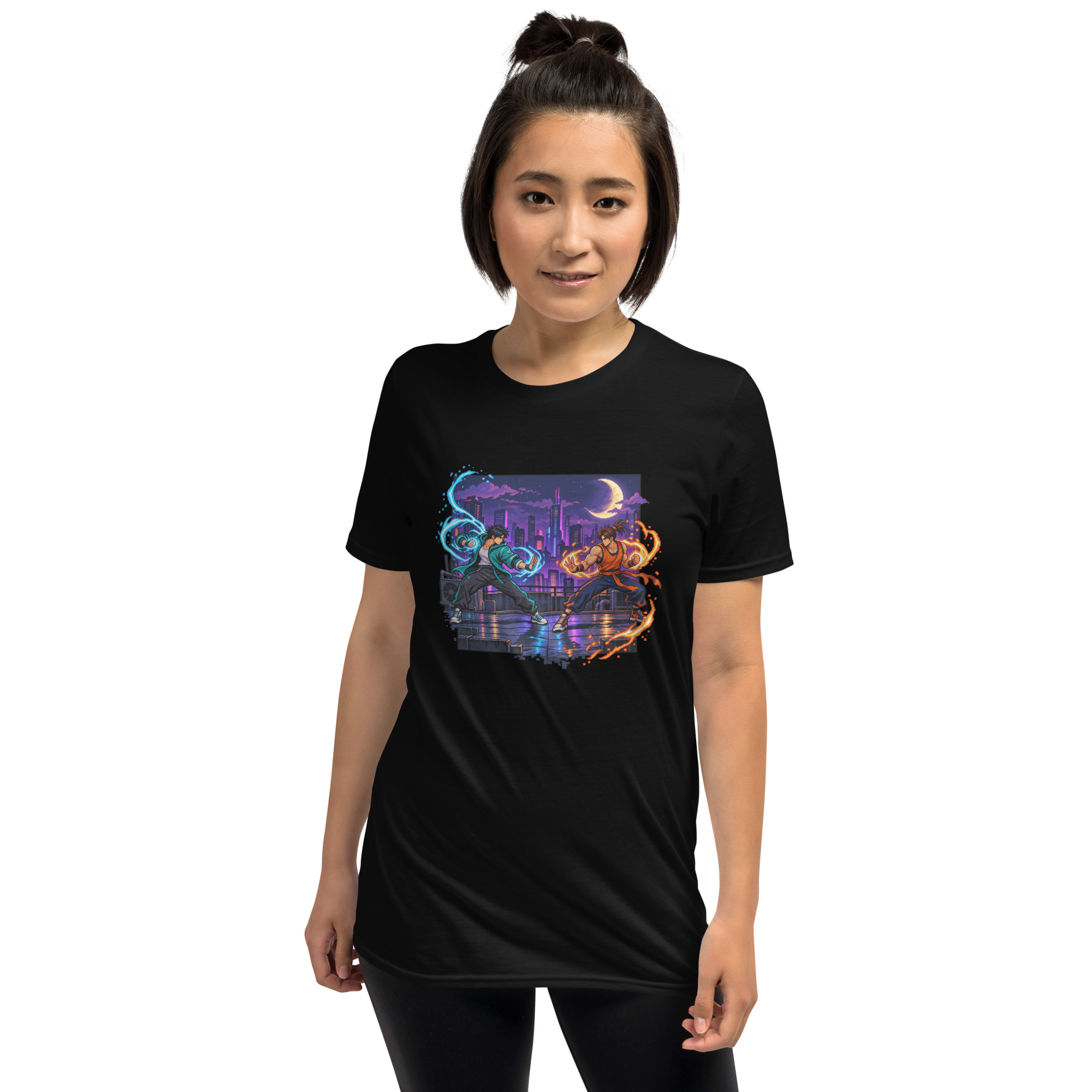 Playera unisex Duelo de Neón - Imagen 3