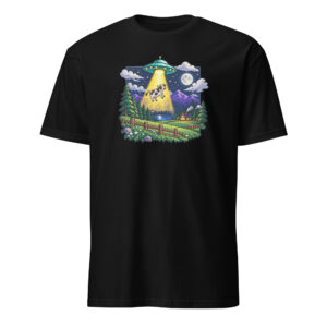 Playera unisex Vaca Abducida