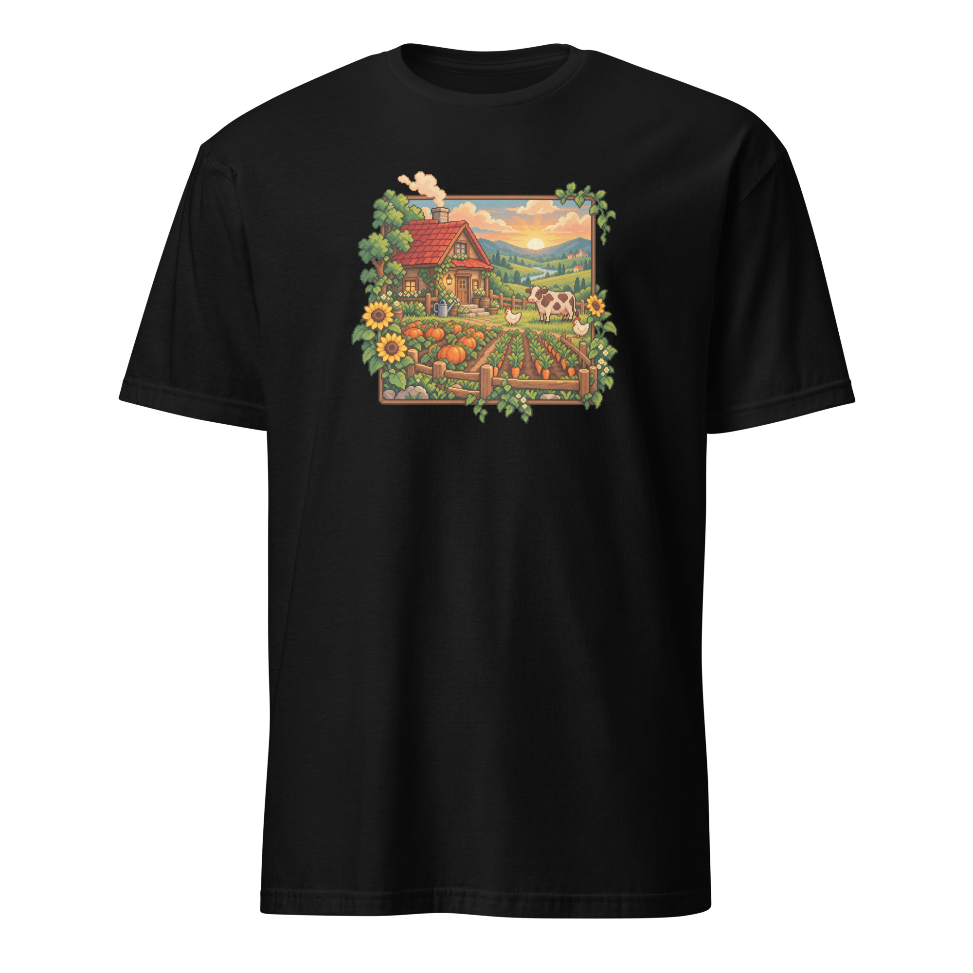 Playera unisex Amanecer en la Granja