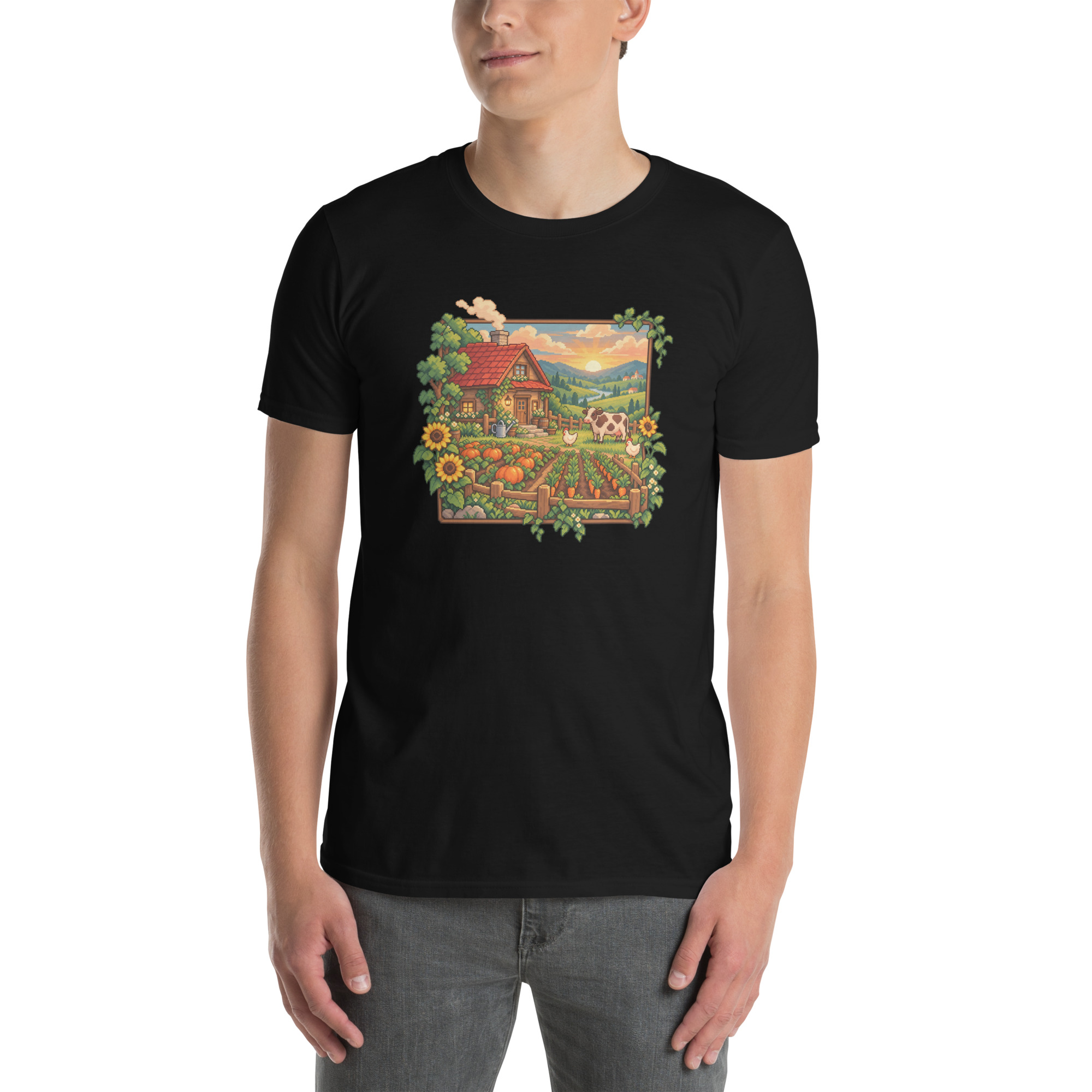 Playera unisex Amanecer en la Granja - Imagen 2