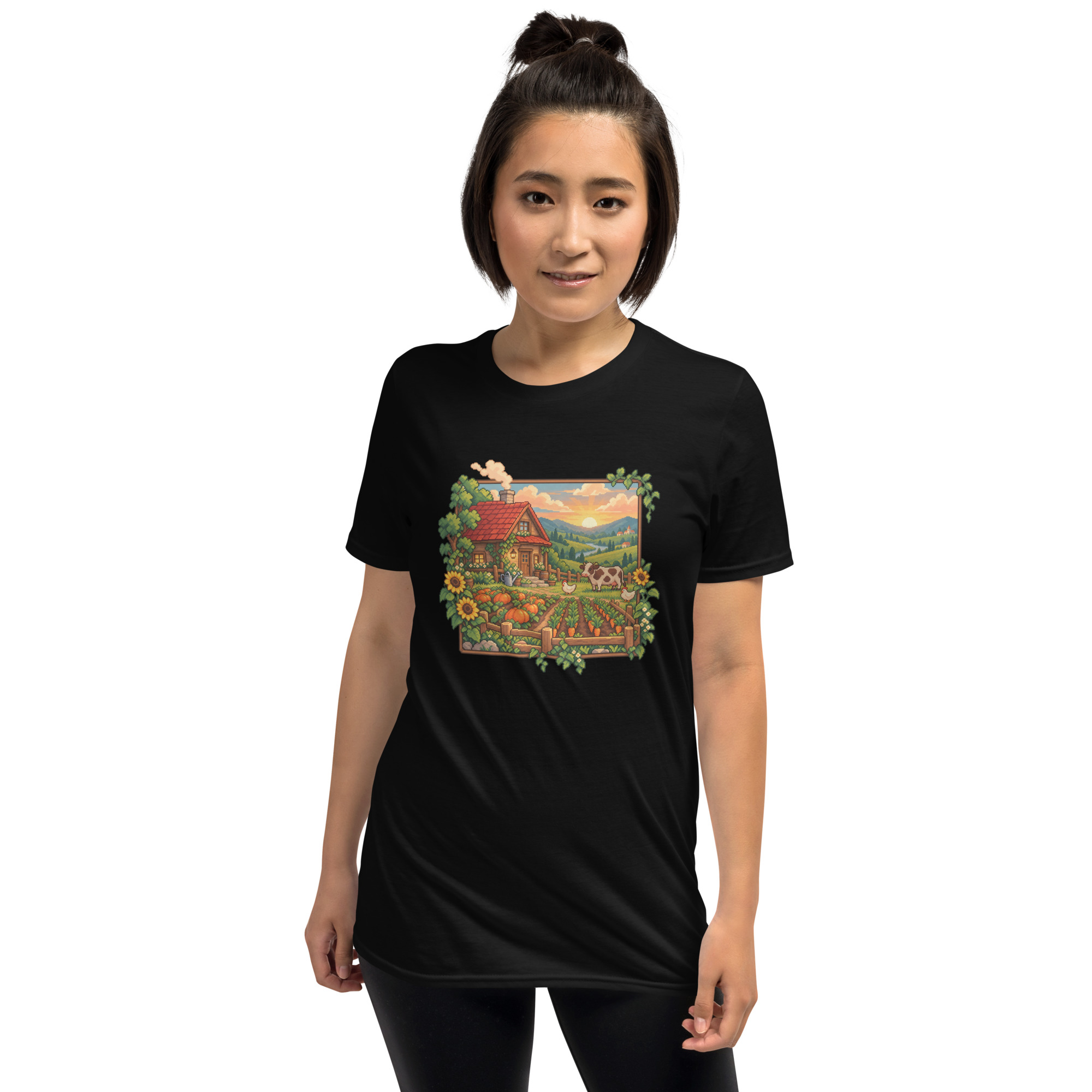 Playera unisex Amanecer en la Granja - Imagen 3