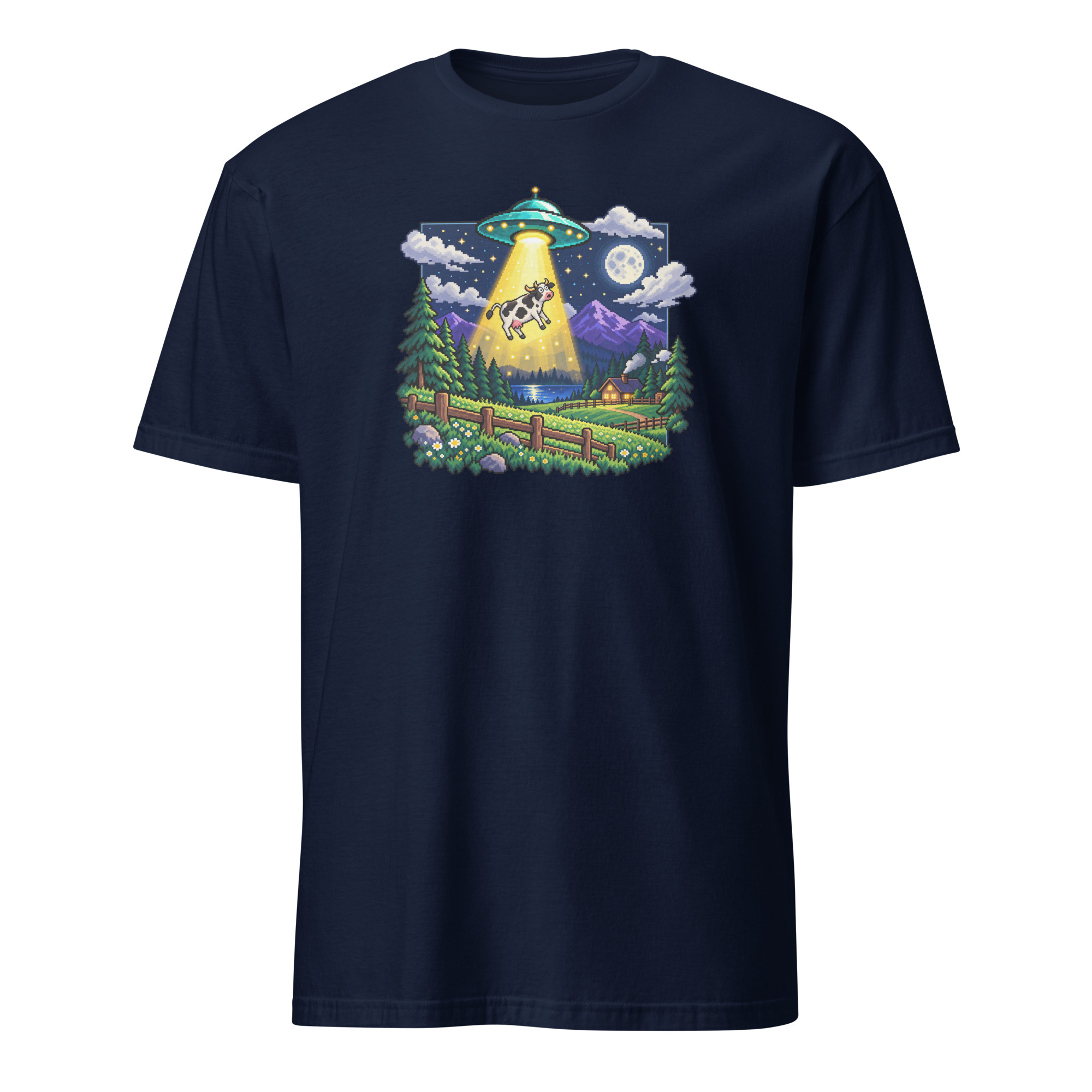 Playera unisex Vaca Abducida - Imagen 4