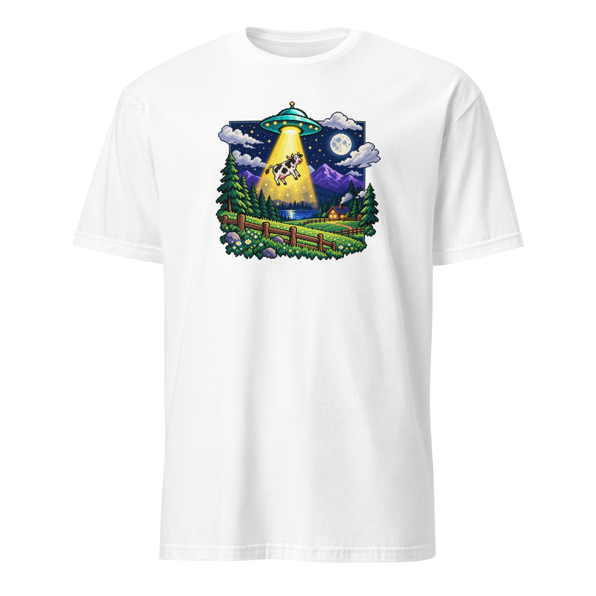 Playera unisex Vaca Abducida - Imagen 5