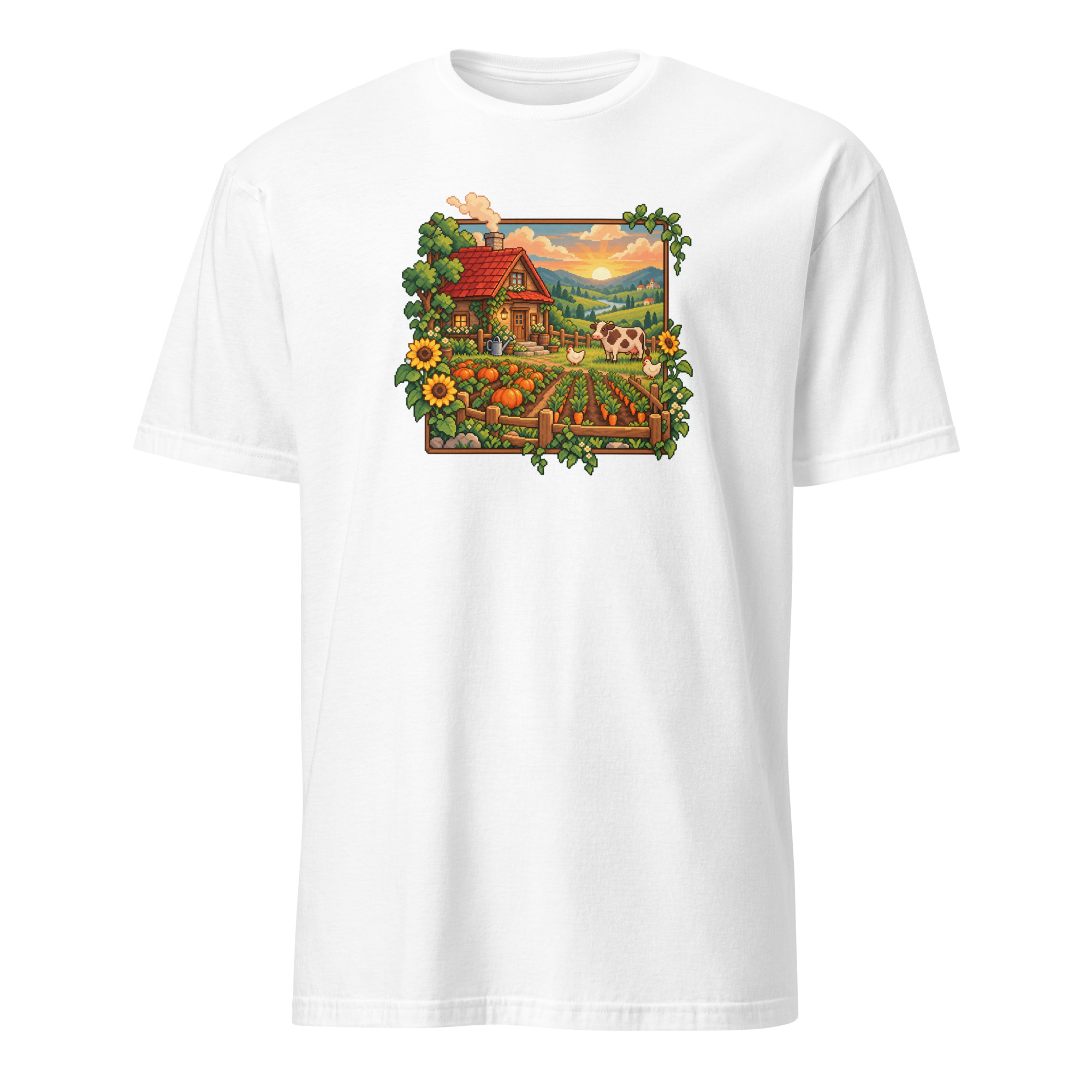 Playera unisex Amanecer en la Granja - Imagen 5